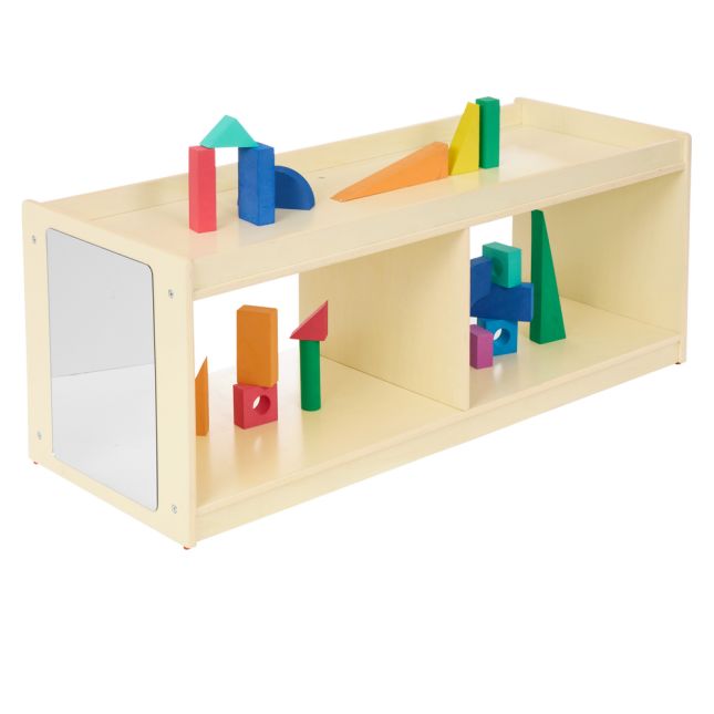 Environments® Mobile 18"H Toddler Storage Center with Mirror - Assembled