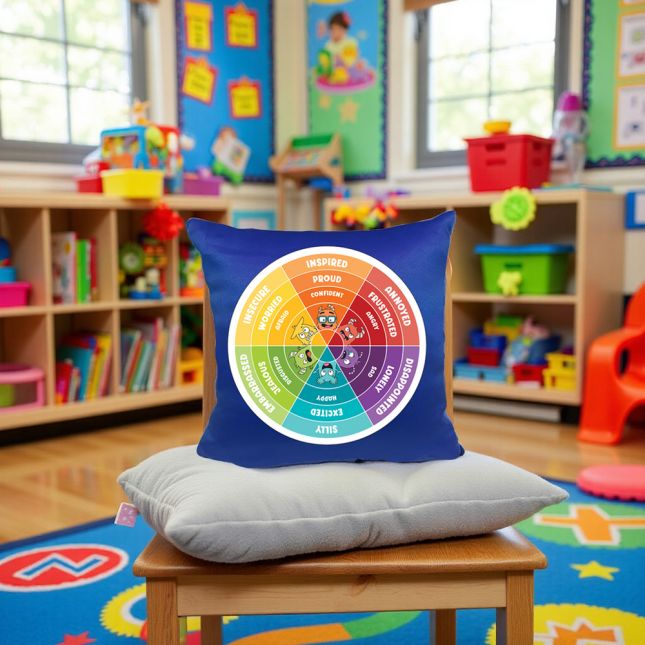 Emotions Wheel Pillow