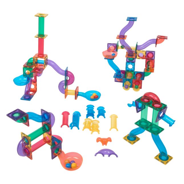 Learn and Grow Toys - Magnetic Ball Run Expansion - 176pcs