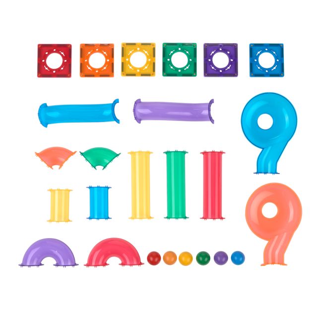 Learn and Grow Toys - Magnetic Ball Run Expansion - 176pcs