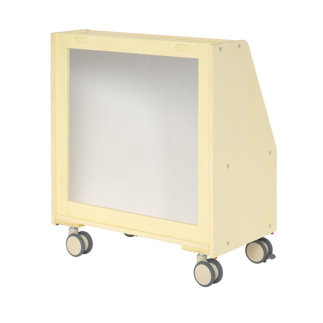 Environments® SmartSwitch 4-Shelf Book Display with Storage - Felt/Mirror Board - Assembled
