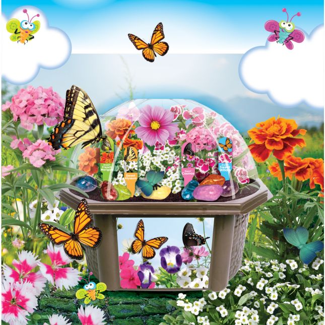 Butterflies and Garden Set