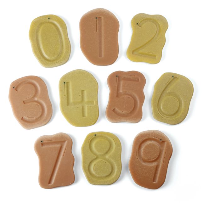 Feels Write Number Stones - 10 pieces