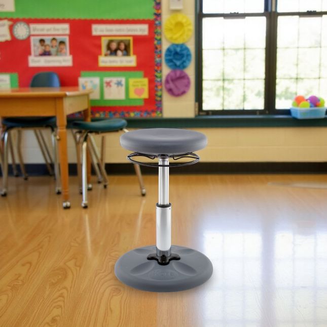 Kore Design™ Kids Adjustable Standard Wobble Chair 14-19" - Gray
