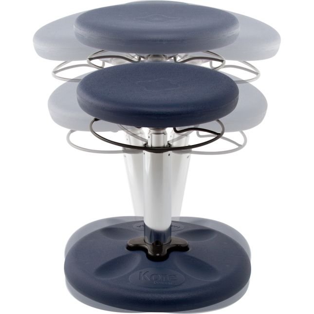 Kore Design™ Kids Adjustable Standard Wobble Chair 14-19"- Navy