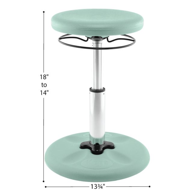 Kore Design™ Kids Adjustable Standard Wobble Chair 14-19" - Seafoam