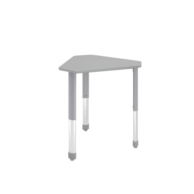 Interchange® Diamond Adjustable Desk - Gray