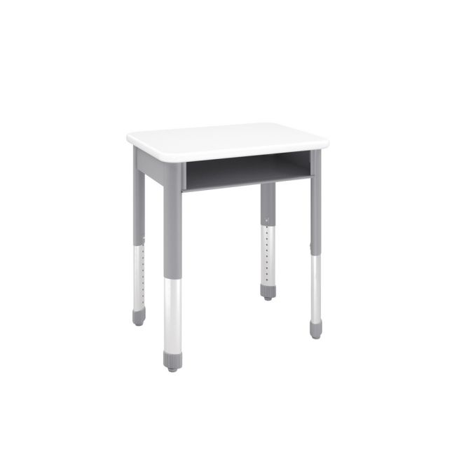 Interchange® Rectangle Open Front Desk - Whiteboard
