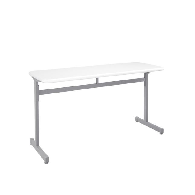 Silhouette® Two-Student Desk - Whiteboard
