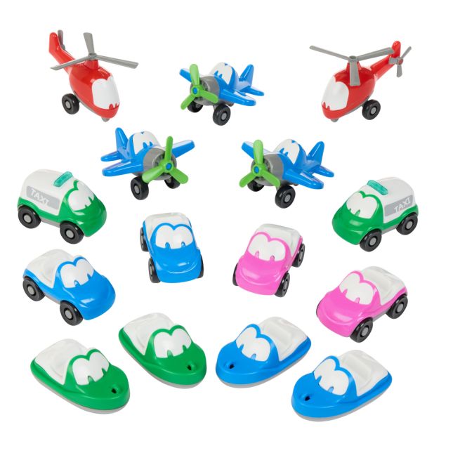 Chubby Land, Sea, and Air Vehicles - Set of 15