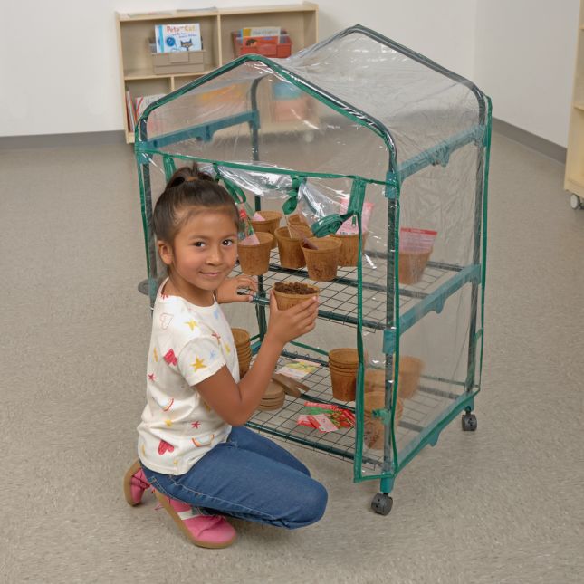3 Classroom Growing Kits and Greenhouse