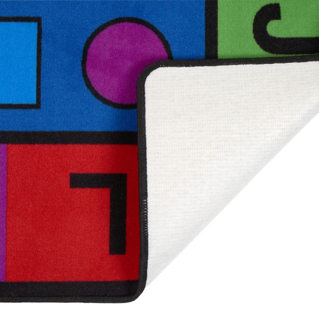 Classroom Shapes Seating Rug - 4' x 6'