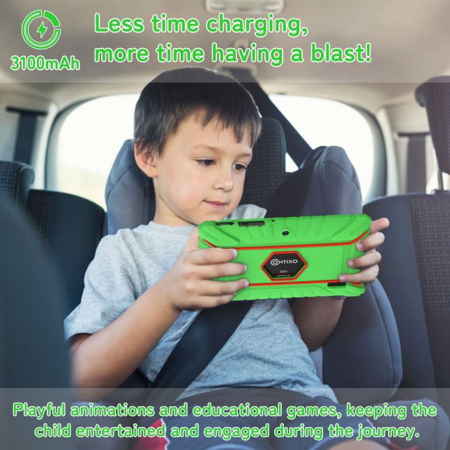 Contixo 7" Android Kids Tablet – Green
