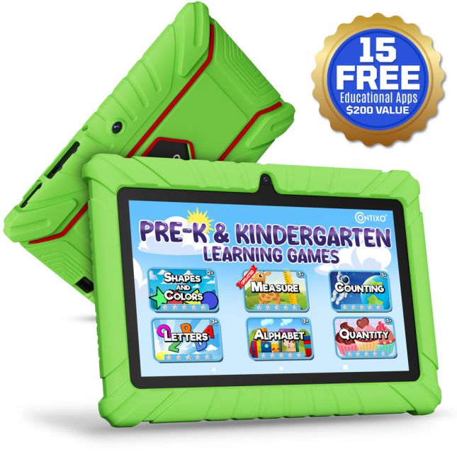 Contixo 7" Android Kids Tablet – Green