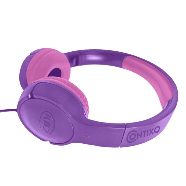 Contixo Single Wired Headphones – Purple