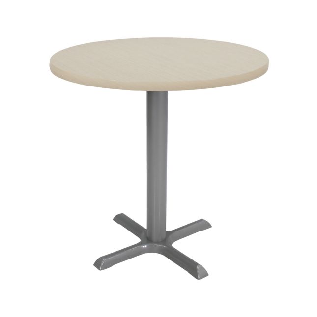30" Round Cafe Bistro Table - Sand Drift/Silver