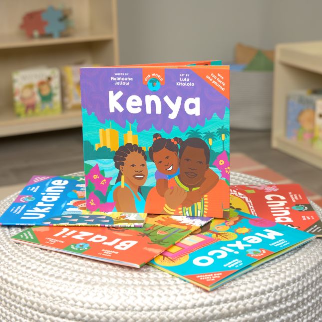 Our World Book Set 1 - Ukraine, Brazil, Kenya, China, and Mexico