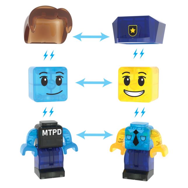 MAGNA-TILES® Police Station™ - 35 pieces