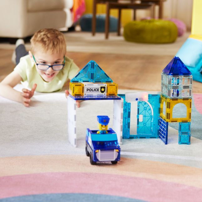 MAGNA-TILES® Police Station™ - 35 pieces