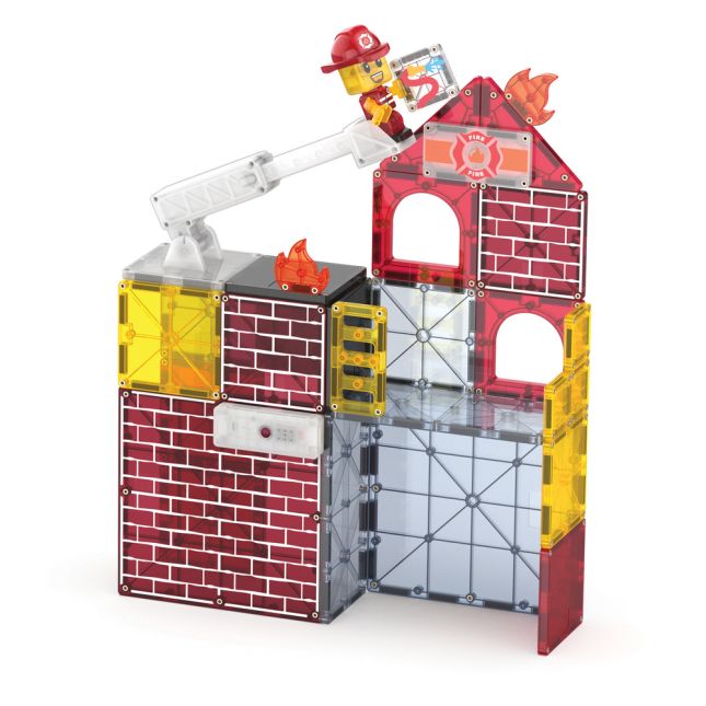 MAGNA-TILES® Fire Station™ - 50pcs