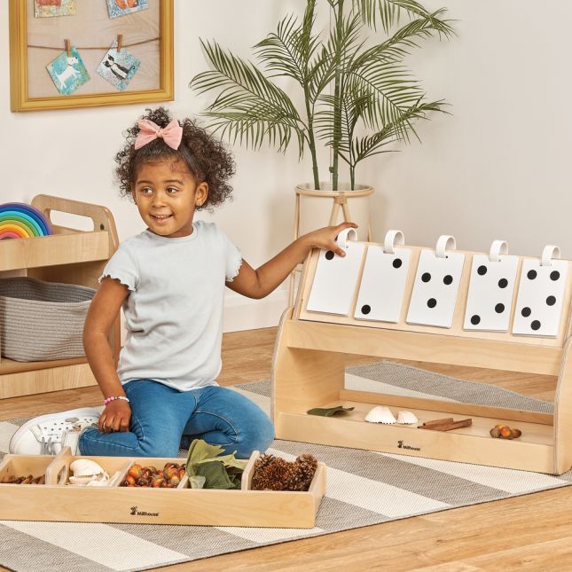 Giant Wooden Flip with Stand and Sorting Tray