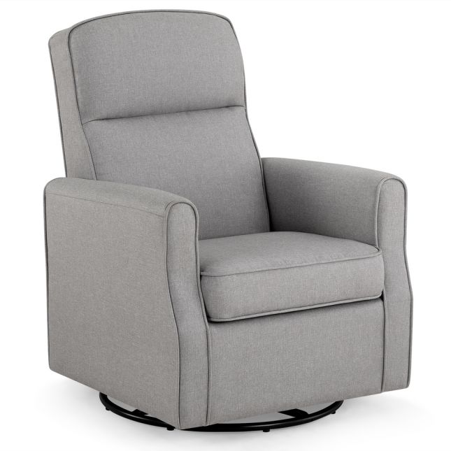 Blair Slim Nursery Glider Swivel Rocker Chair - French Gray