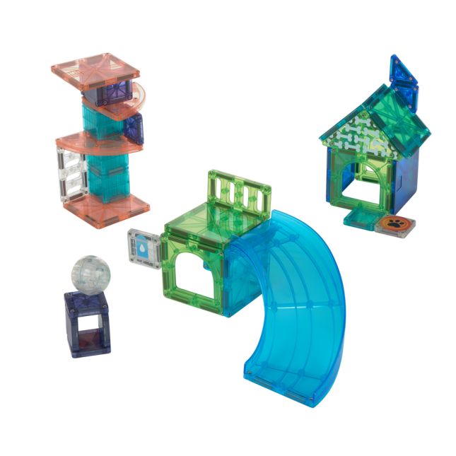 MAGNA-TILES® Pets Kit - Cat, Dog, and Hamster - 39pcs