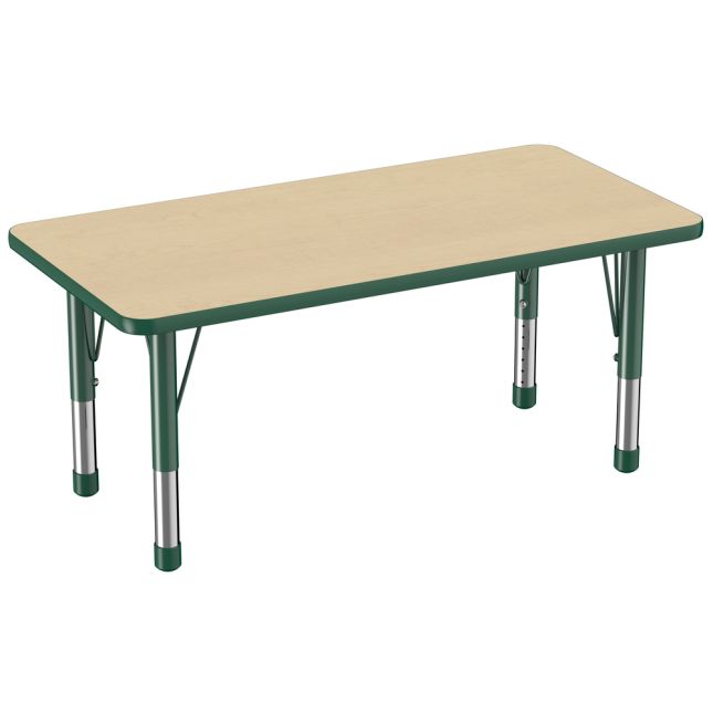 24" x 48" Rectangle Activity Table with Adjustable