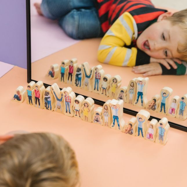 How Am I Feeling Today? Wooden People Blocks - 15pcs