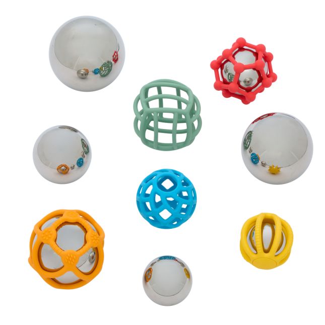 Sensory Reflective Sound Balls with Silisoft Flexi-Balls -