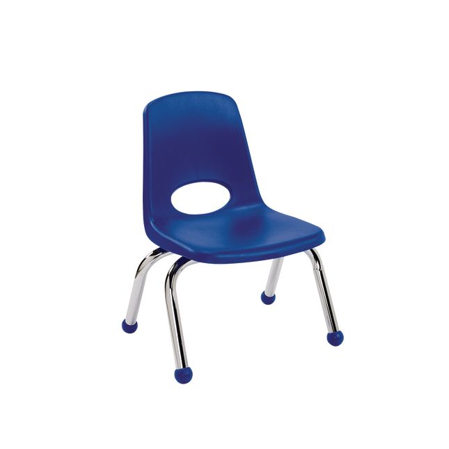 10" Stack Chair with Ball Glides, 6-Piece