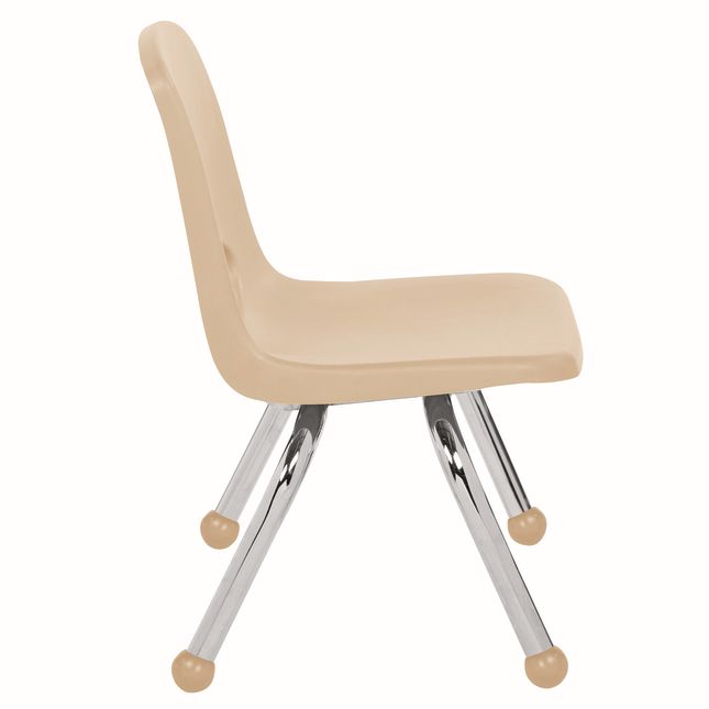 10" Stack Chair with Ball Glides, 6-Piece
