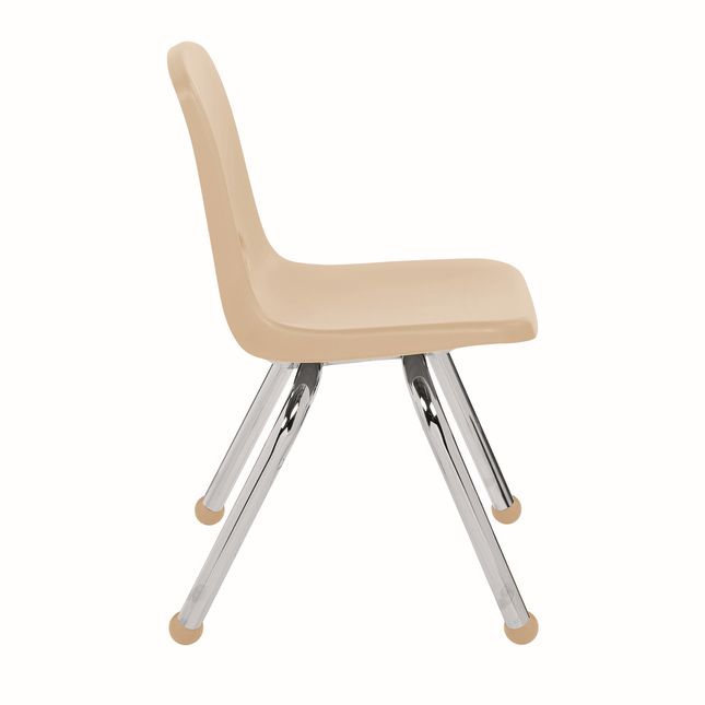 12" Stack Chair with Ball Glides, 6-Pack
