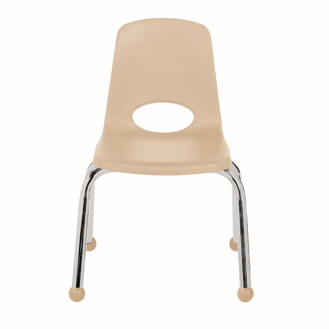 12" Stack Chair with Ball Glides, 6-Pack