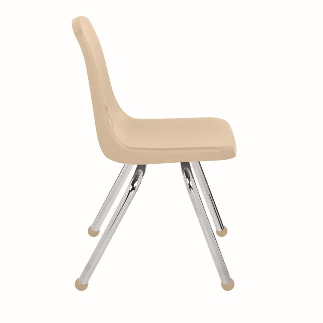 14" Stack Chair with Ball Glides, 6-Pack