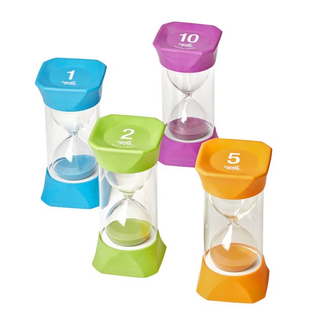 Set of 4 Sand Timers - 1, 2,