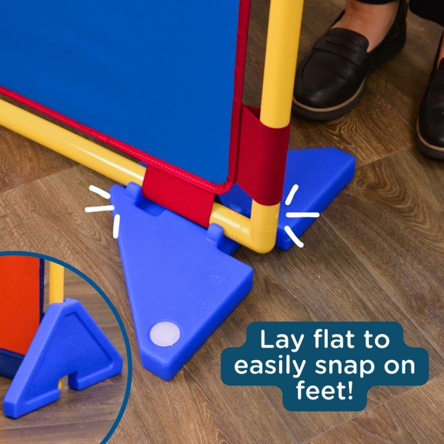 Children's Factory® PlayPanels® 3-Panel Room Divider - Rainbow