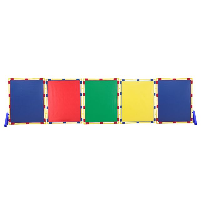 Children's Factory® Big Screen PlayPanel® Room Divider - Set of 5 - Rainbow
