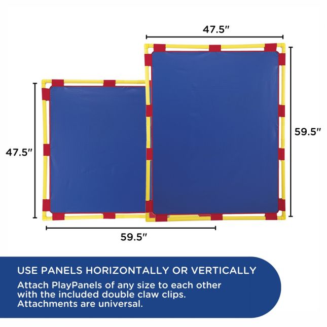 Children's Factory® Big Screen PlayPanel® Room Divider - Set of 5 - Rainbow