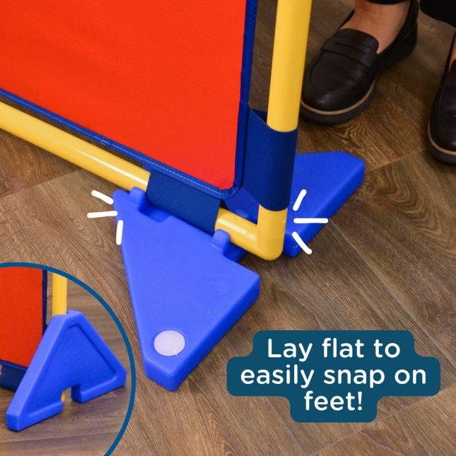 Children's Factory® Big Screen PlayPanel® Room Divider - Set of 5 - Rainbow