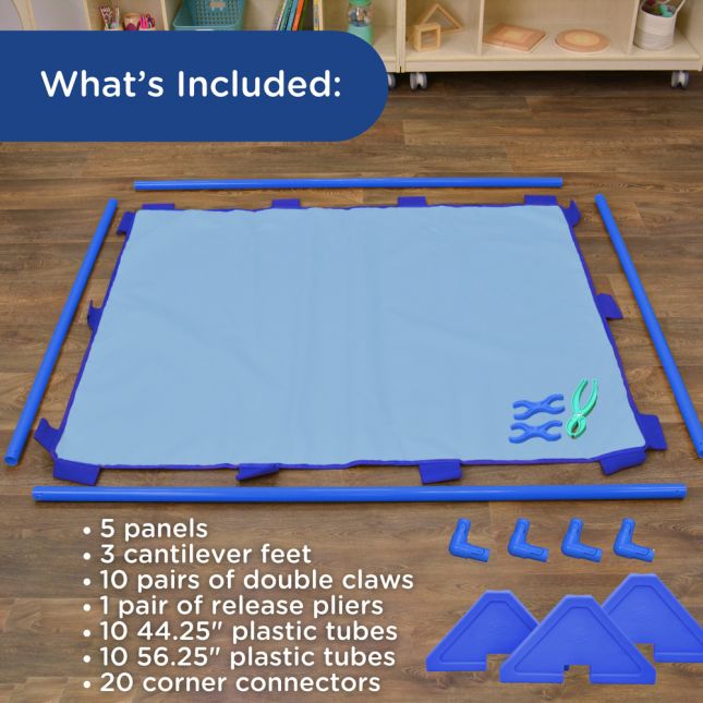 Children's Factory® Big Screen PlayPanel® Room Divider - Set of 5 - Elements