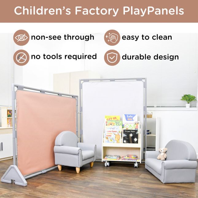 Children's Factory® Big Screen PlayPanel® Room Divider - Set of 5 - Elements