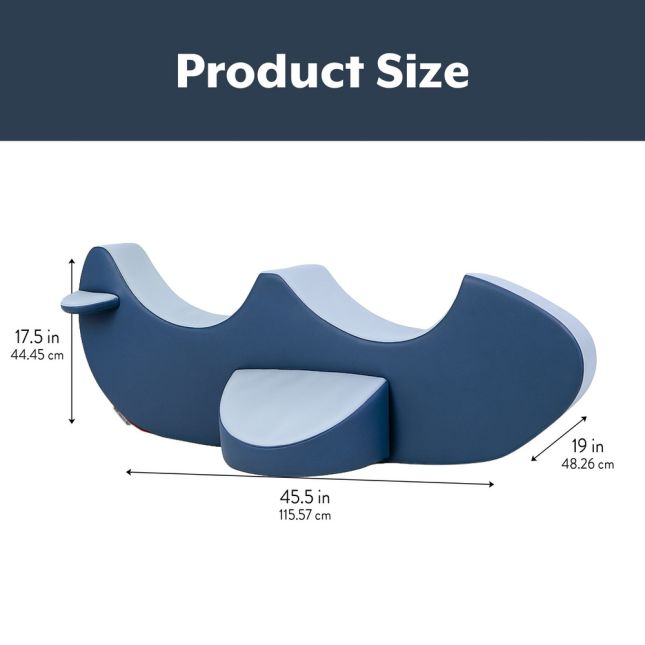 Children's Factory® Rocket the Rocker – Double Plane Soft Foam Rocker