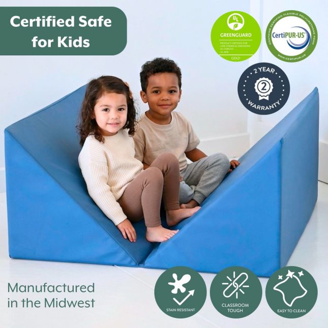 Children's Factory® ComfyClimb Double Lounger – Deep Water