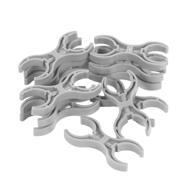 Children's Factory® PlayPanels® Double Claw Connector - Set of 12- Gray