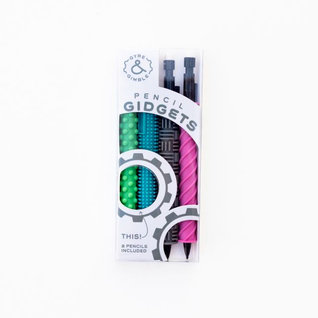 Textured Silicone Pencil Fidget Grip - 4 Sleeves