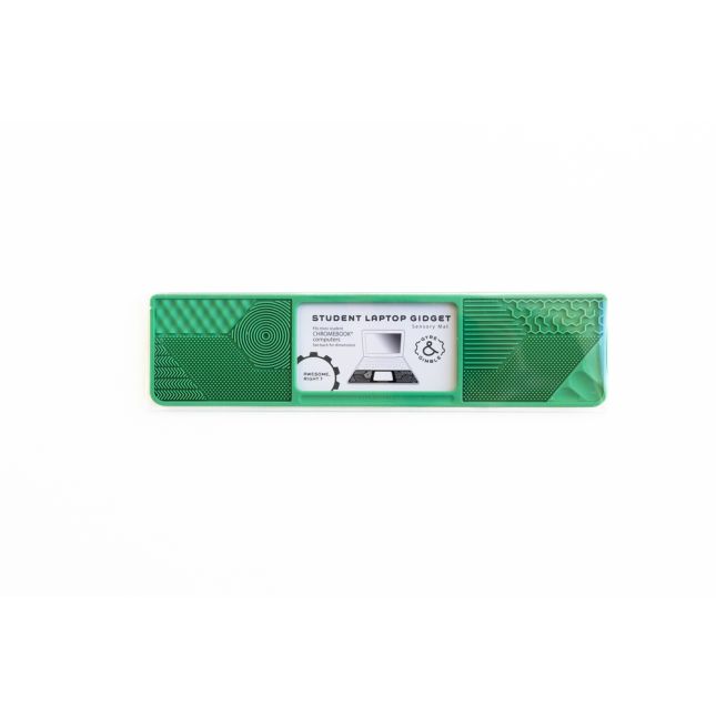 Silicone Sensory Laptop Mat – Green