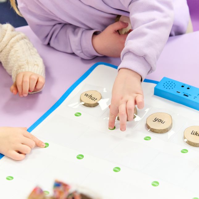 TTS® Interactive Talking Mat 20" x 26" - 30 Recordable Squares