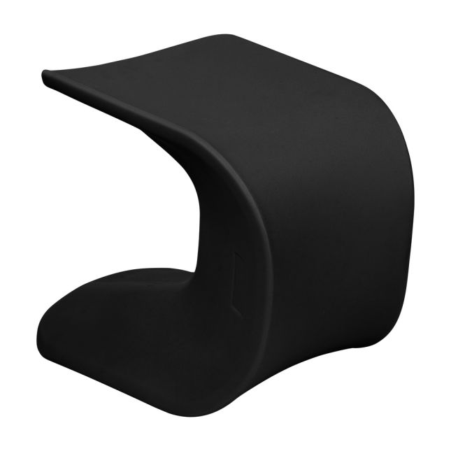 18" Wave Stool - Black