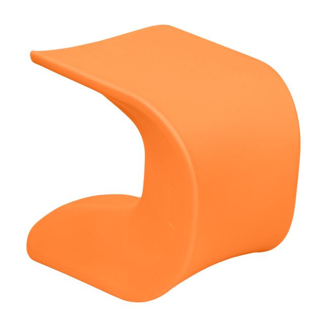 18" Wave Stool - Orange